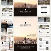 Original Theme Wedding Filmmaker Brochure Template